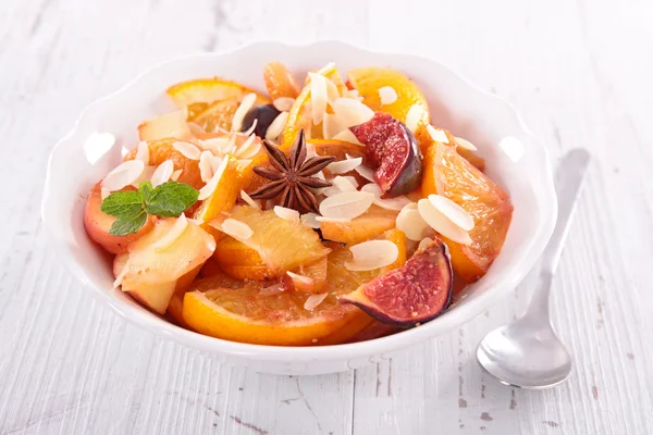 Autumn fruit salad — Stock Photo, Image