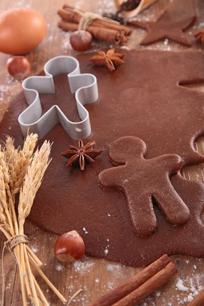 Baking Christmas cookies — Stock Photo, Image