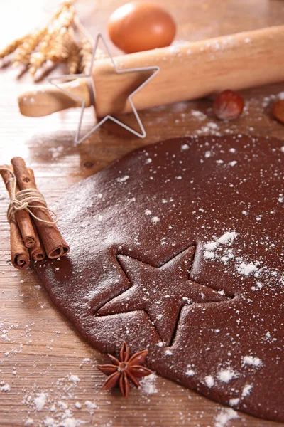 Baking Christmas cookies — Stock Photo, Image