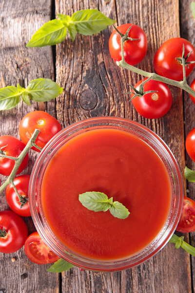 tomato soup, sauce or gazpacho