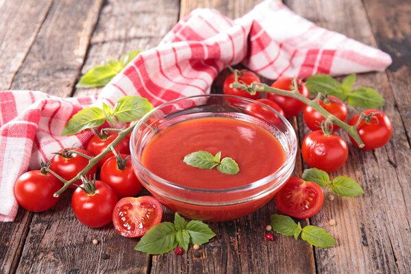 tomato soup, sauce or gazpacho