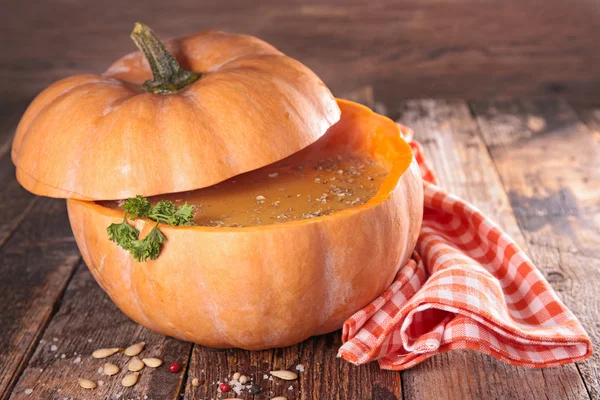 Sopa de calabaza dulce otoño —  Fotos de Stock