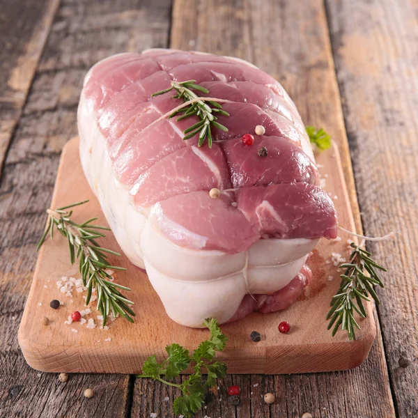 Raw pork fillet — Stock Photo, Image