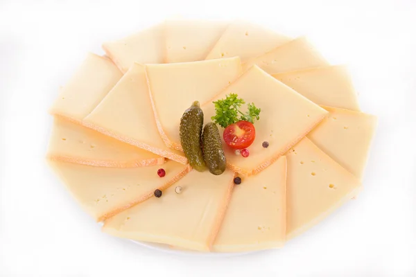 Peynir raclette dilimleri — Stok fotoğraf