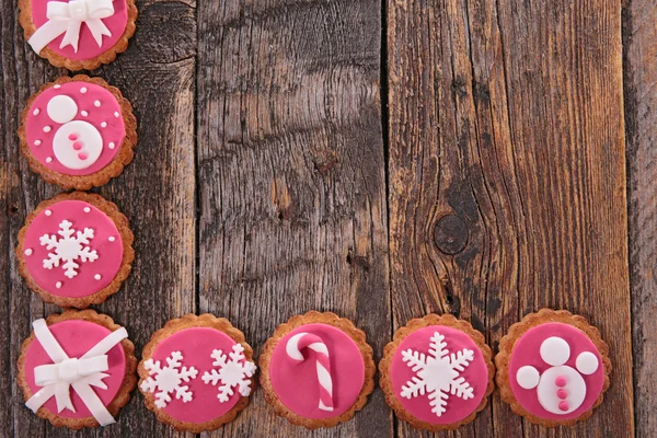 Lebkuchen zu Weihnachten — Stockfoto