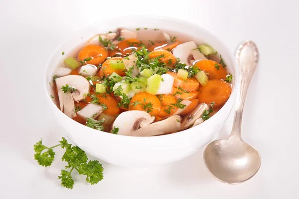 Tazón de sopa de verduras — Foto de Stock