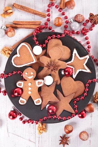 Galletas de jengibre de Navidad —  Fotos de Stock