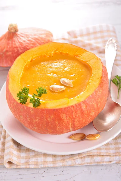 Autumn carrot soup — Zdjęcie stockowe