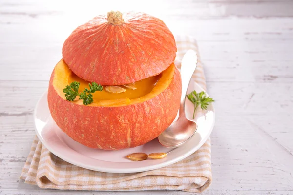 Autumn carrot soup — Stock Photo, Image