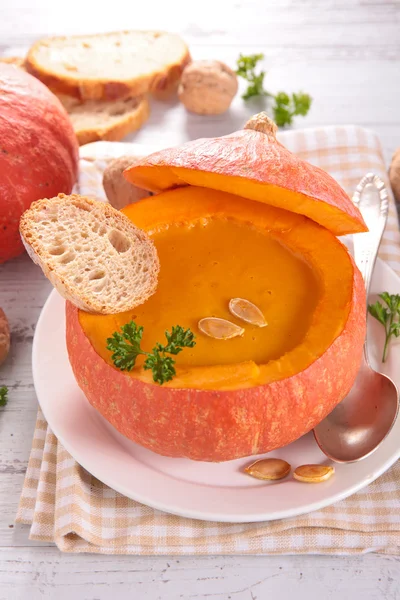 Autumn carrot soup — Zdjęcie stockowe
