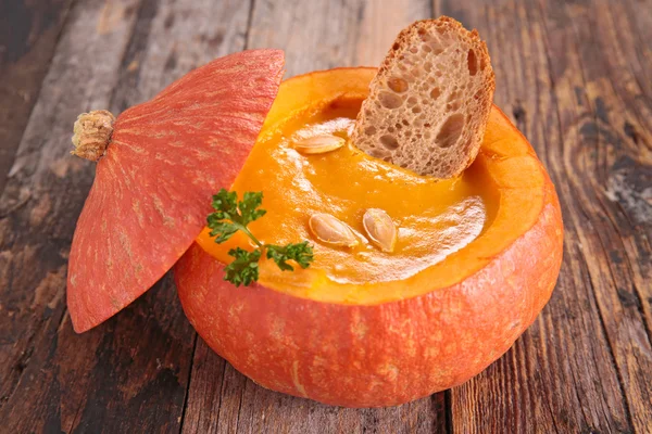 Autumn carrot soup — Stock Photo, Image