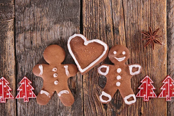 Galletas de jengibre de Navidad —  Fotos de Stock