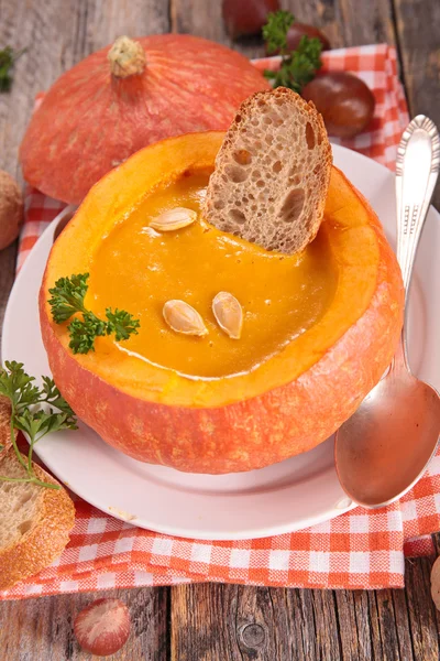 Autumn carrot soup — Stok fotoğraf