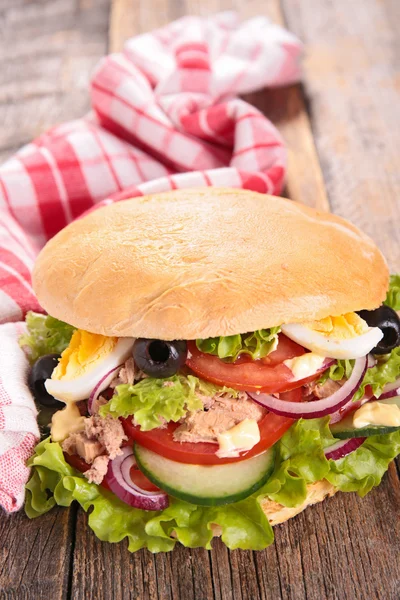 Pan bagnat sandwich — Stockfoto