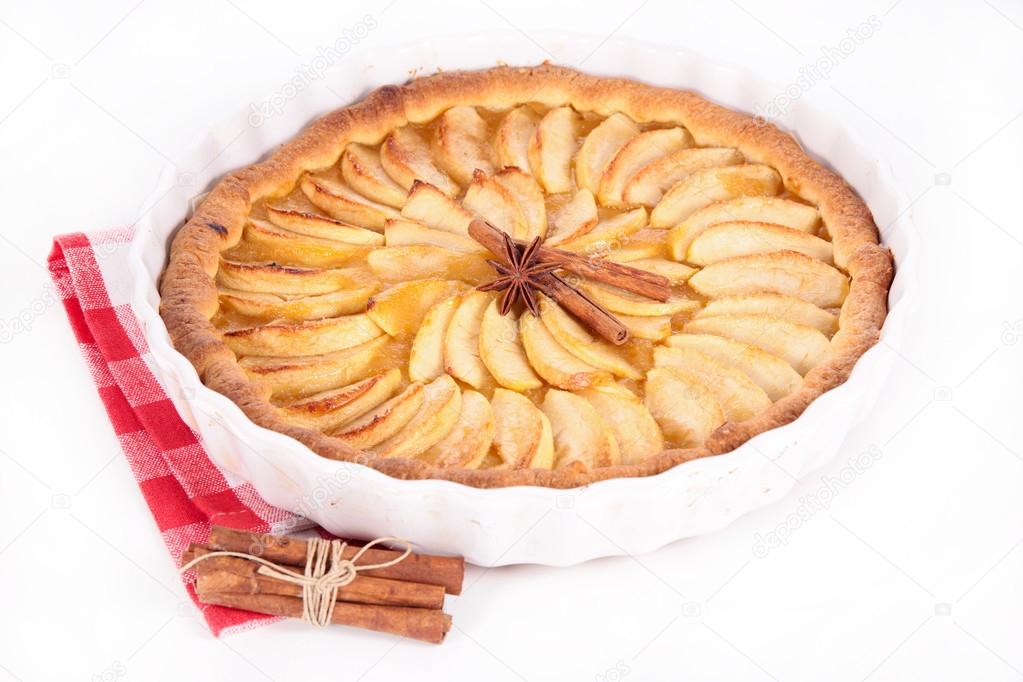 fresh homemade apple pie