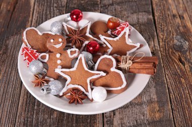 gingerbread Noel kurabiye, kurabiye