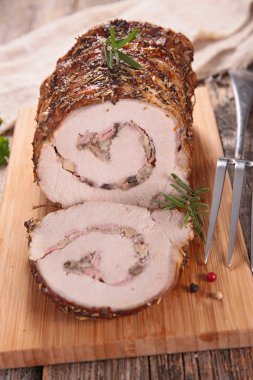 Noel için pişmiş et