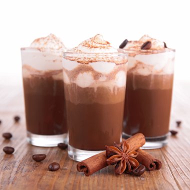 kahve krem ve baharatlar