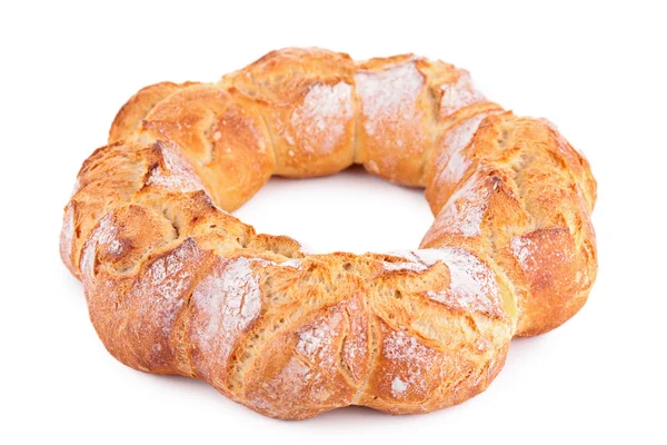 丸い形の新鮮なパン — ストック写真