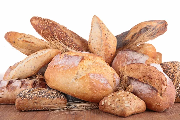 Fresh baked assorted bread — Stock Photo, Image