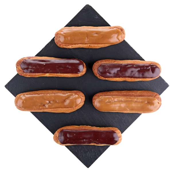 Postre francés, eclair —  Fotos de Stock