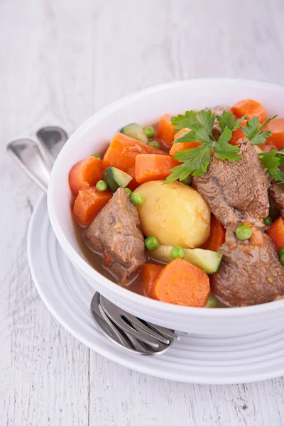Beef  stew with carrot — Stock Photo, Image