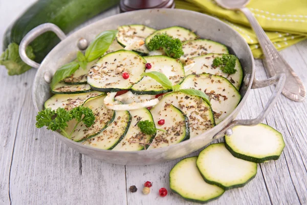 Courgette gratin, baked vegetable — Stock Photo, Image