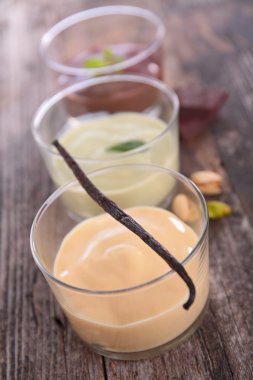 vanilya ve Çikolata kremalı tatlı