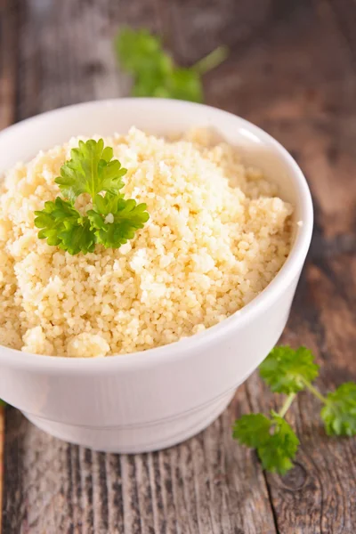 Semolina, boiled couscous — Stock Photo, Image