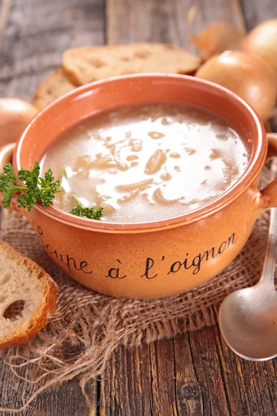 Soupe à l'oignon française — Photo