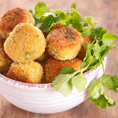 kroket, sebze topları