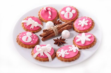 Noel için zencefilli kurabiye