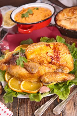 portakal tavuk kızartma