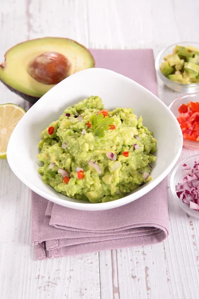 Guacamole avokádó szósz — Stock Fotó