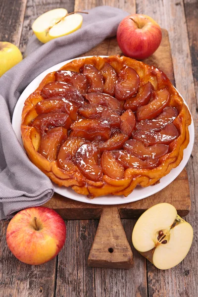 Tarte tatin, tarta de manzana —  Fotos de Stock