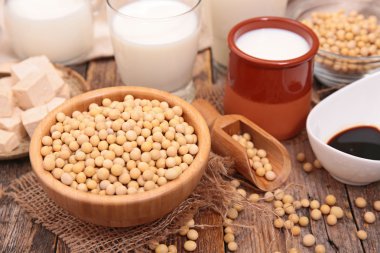 soya ürünleri ile kompozisyon