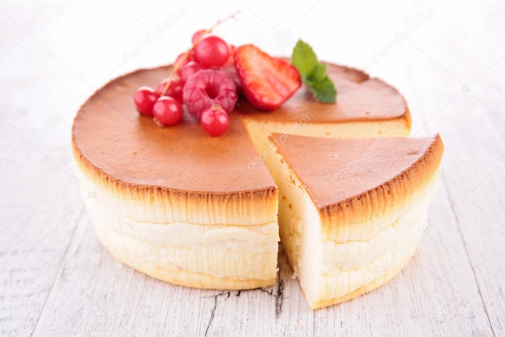 cheesecake with berry fruits