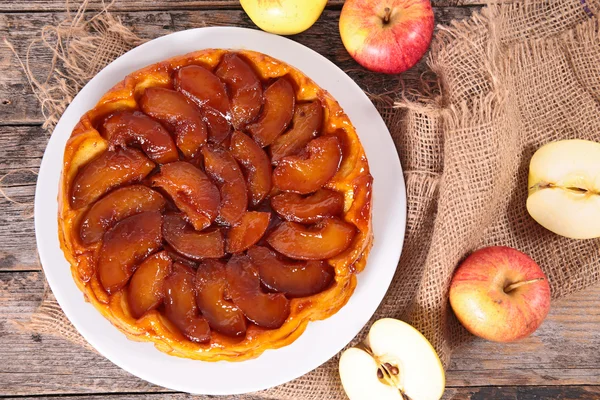 Tarte tatin almás pite — Stock Fotó