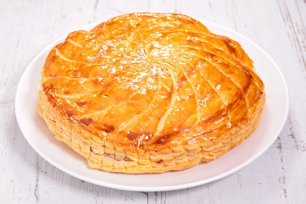 İsa'nın Doğuşu kek, Galette'ye des rois — Stok fotoğraf