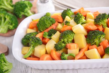 karışık pişmiş sebze