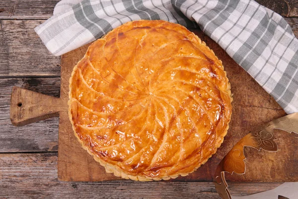 Galette des rois, Epiphaniekuchen — Stockfoto