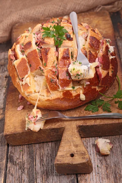 Baked stuffed bread — Stock Photo, Image