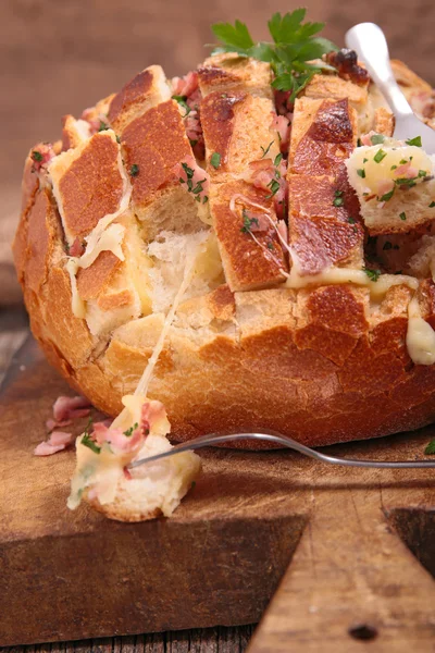 Baked stuffed bread — Stock Photo, Image