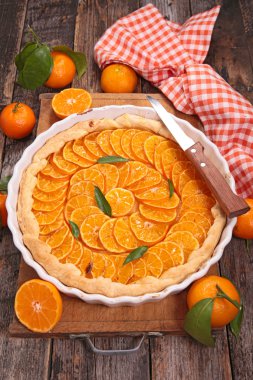 Clementine tart, meyve pasta