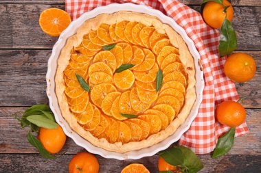 Clementine tart, meyve pasta