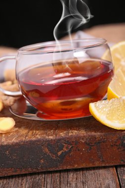 limon ve zencefil çayı