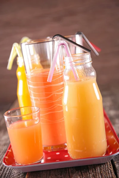 Assorted fruit juices — Stock Photo, Image