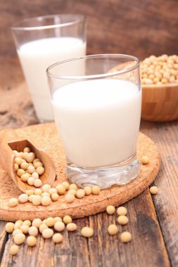 soya fasulyesi ve soya sütü