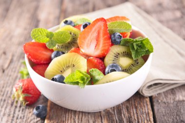Meyve salatası.