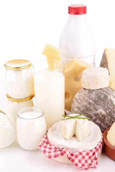 Dairy products assortment — Stock Photo, Image